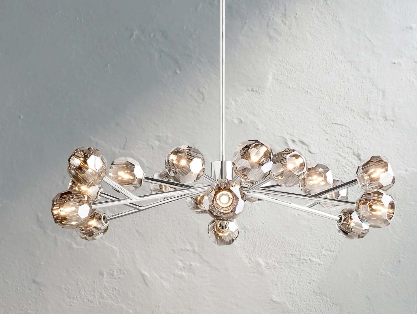 Boule De Cristal Glass Round Chandelier