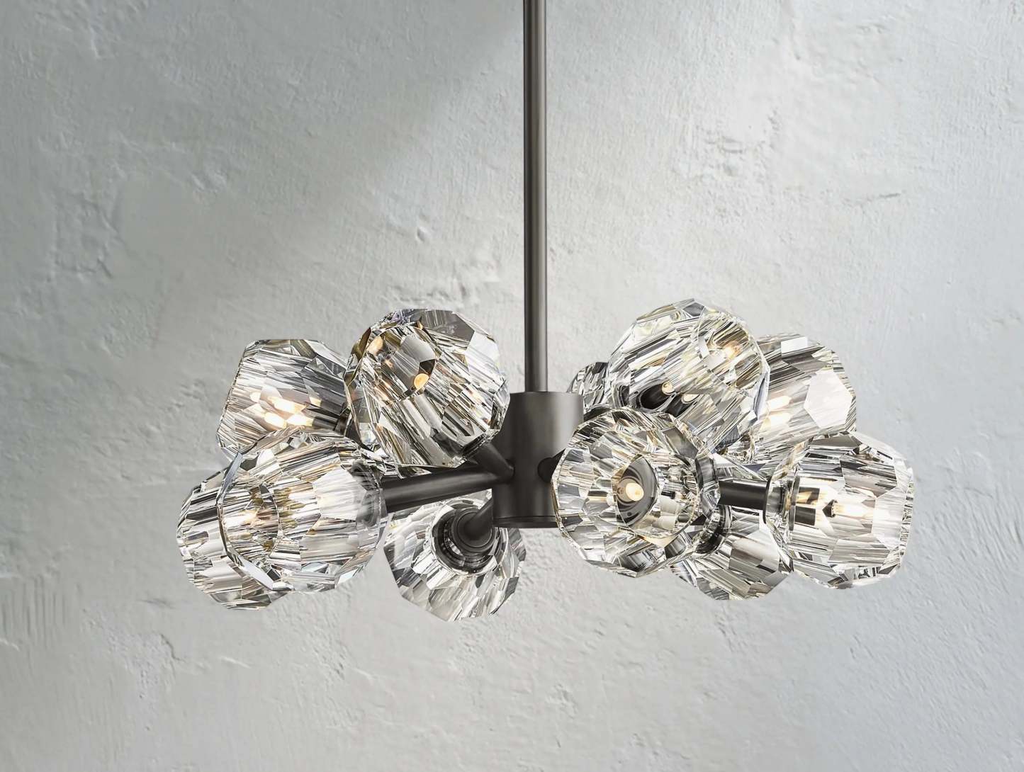 Boule De Cristal Glass Round Chandelier