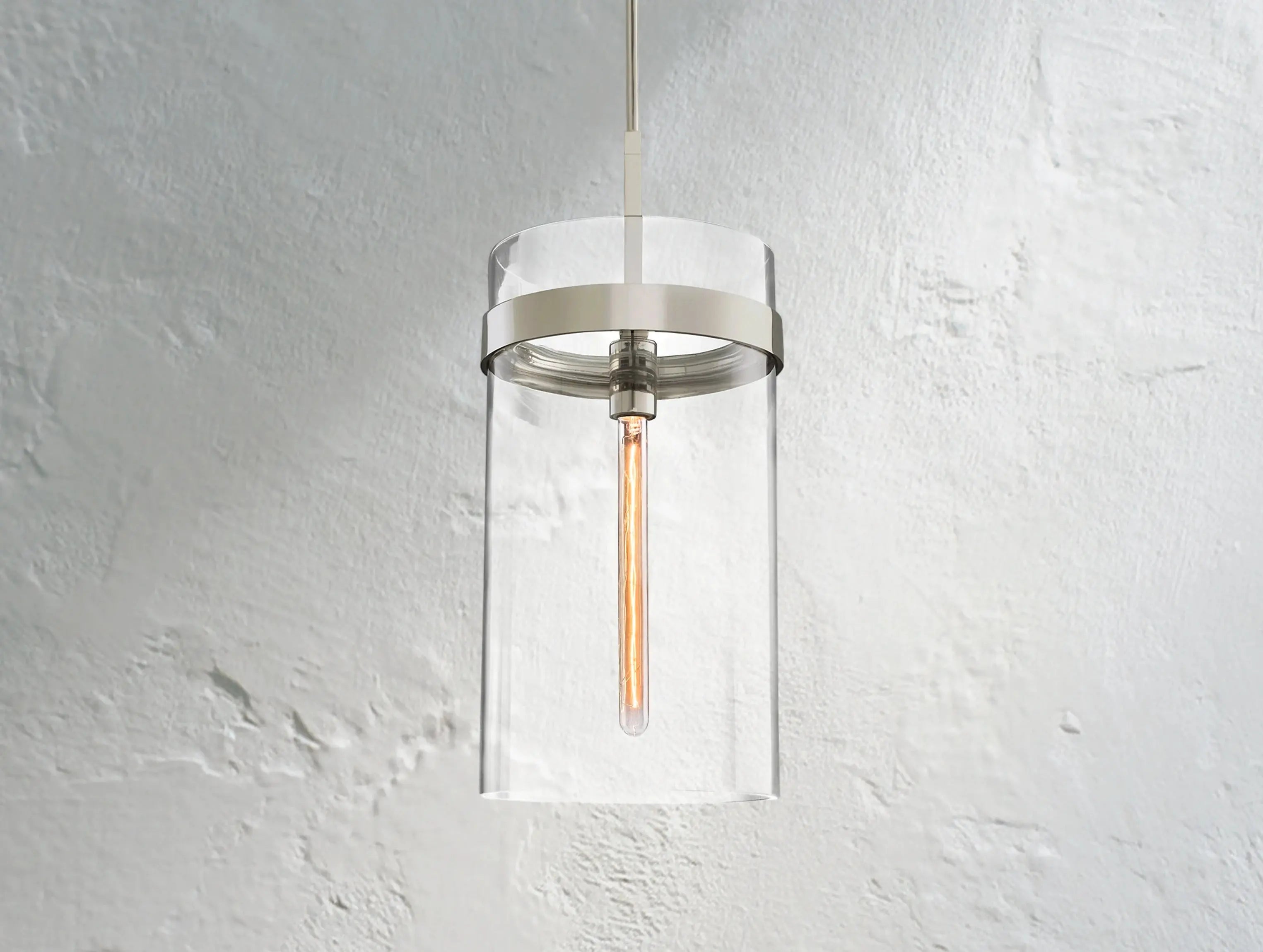 Ravelle Glass Pendant Light 8" 10" 12"