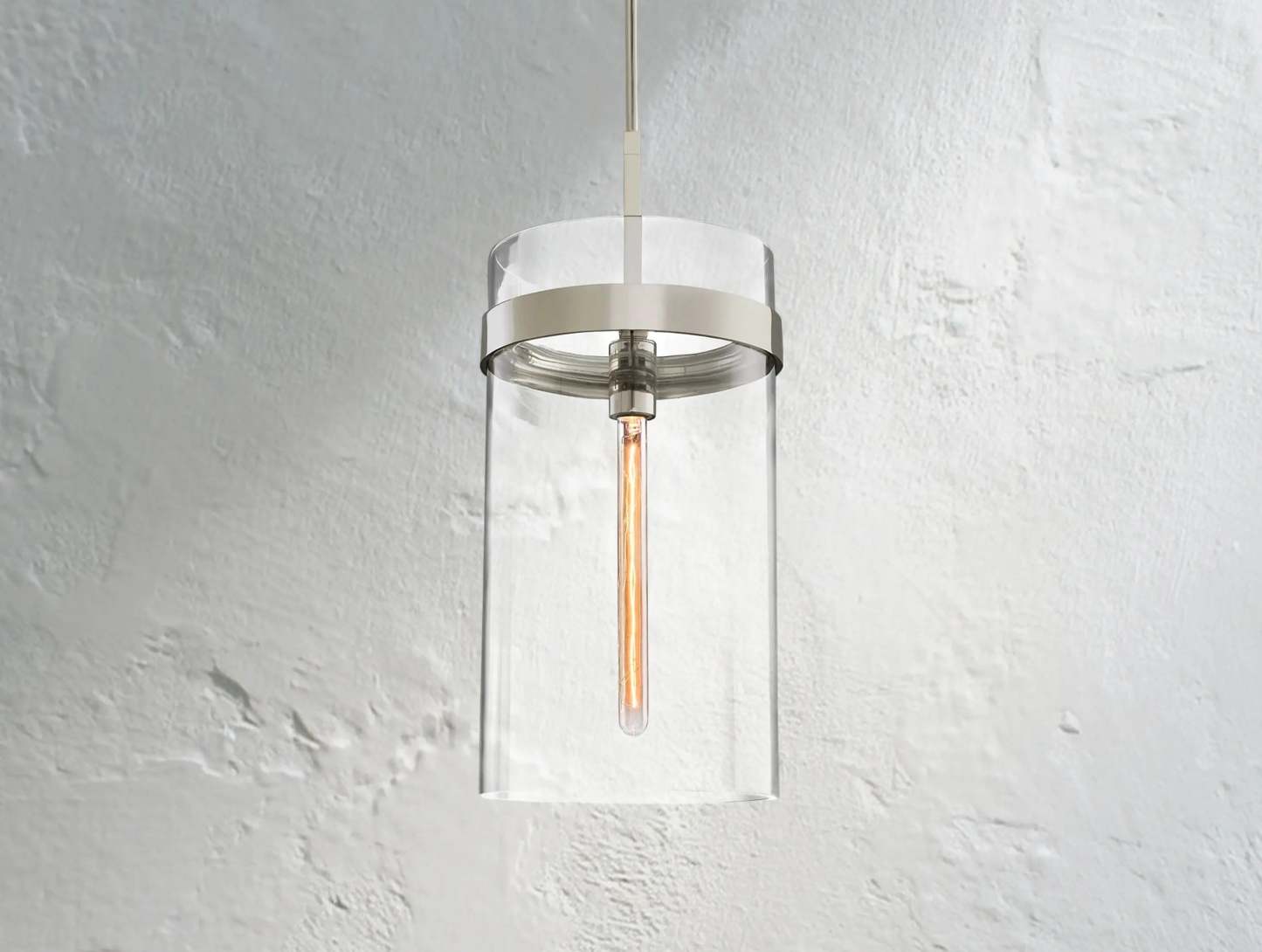 Ravelle Glass Pendant Light 8" 10" 12"