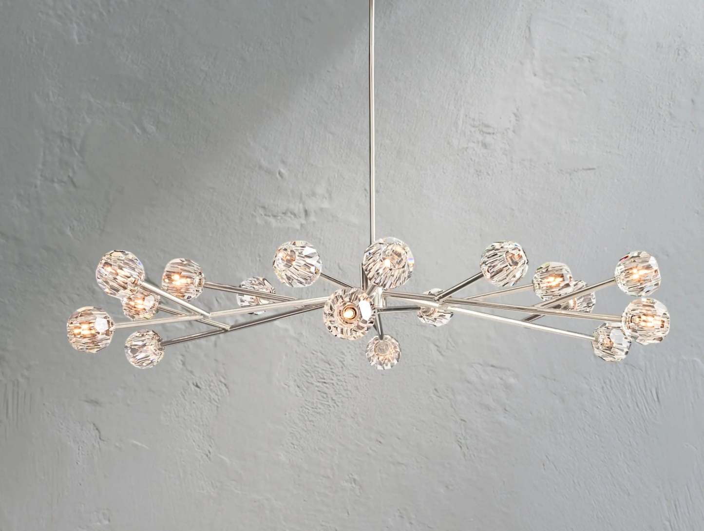 Boule De Cristal Glass Round Chandelier