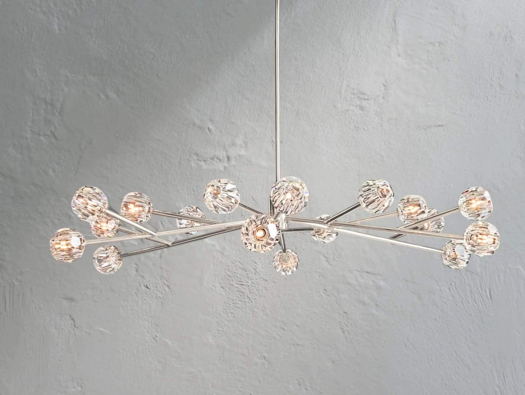Boule De Cristal Glass Round Chandelier