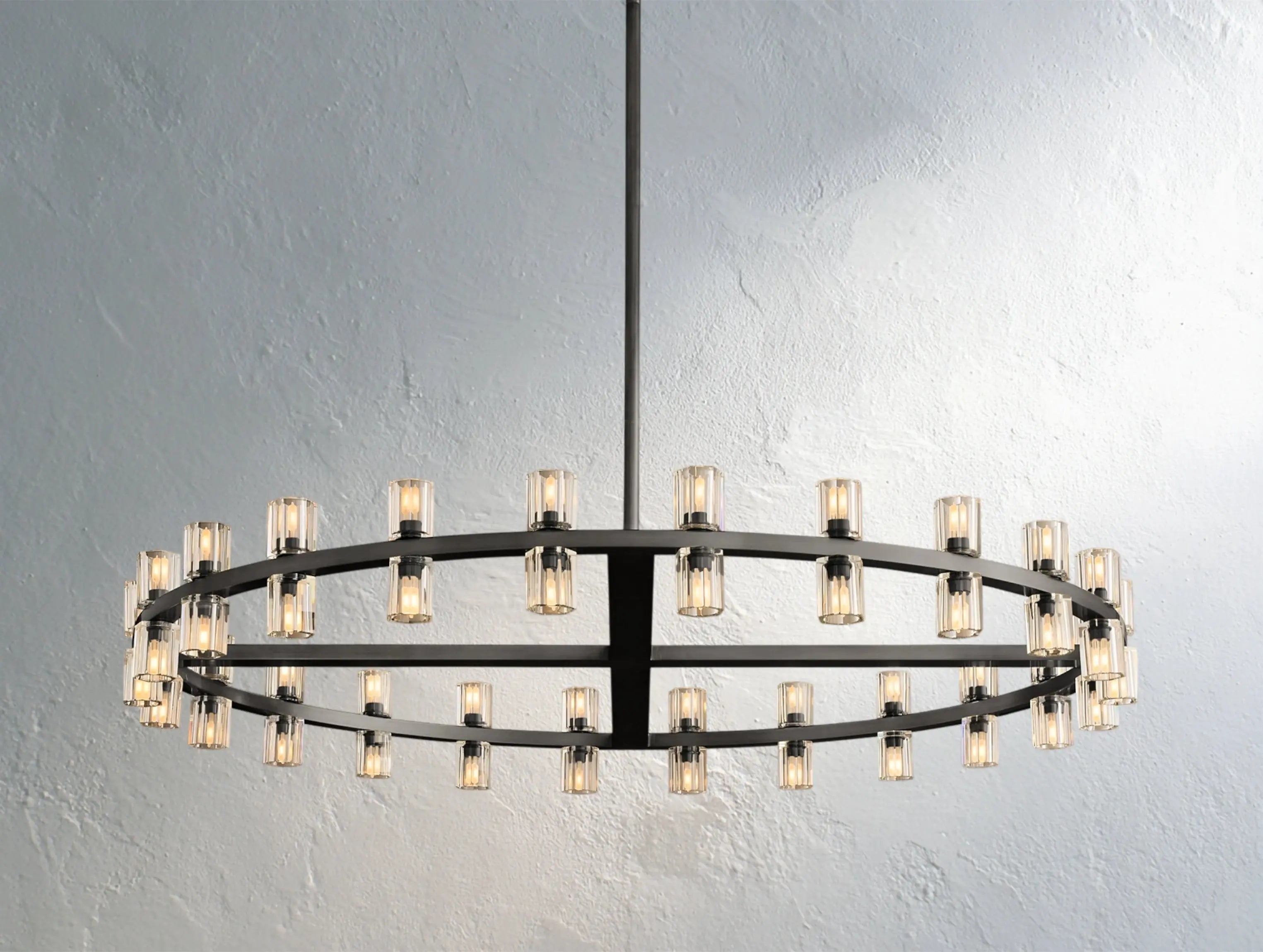 Arcachon LED Round Crystal Chandelier 36" 48" 60"