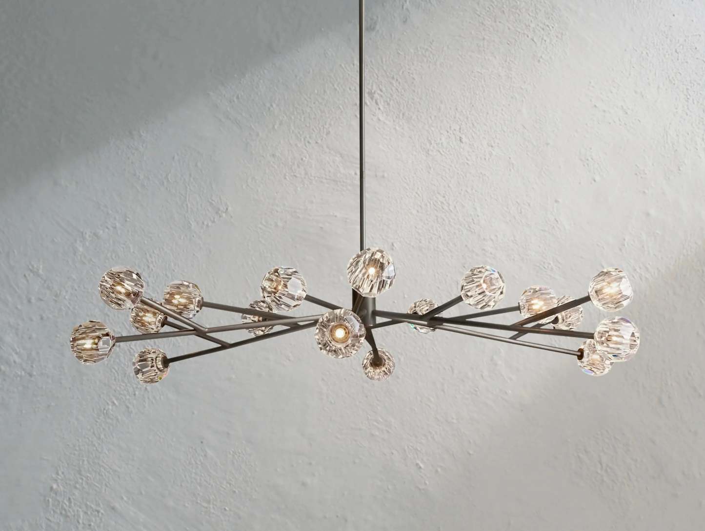 Boule De Cristal Glass Round Chandelier