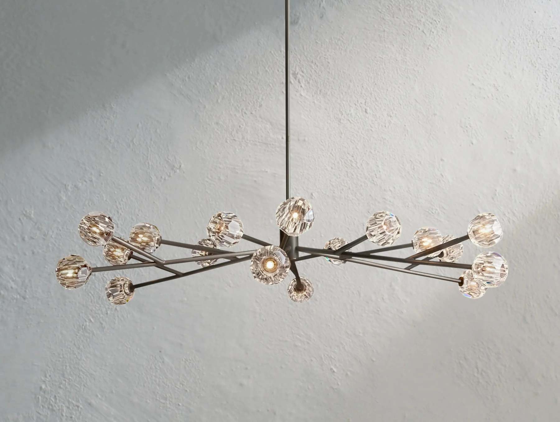 Boule De Cristal Glass Round Chandelier