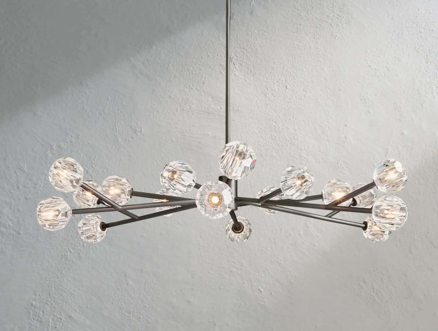 Boule De Cristal Glass Round Chandelier