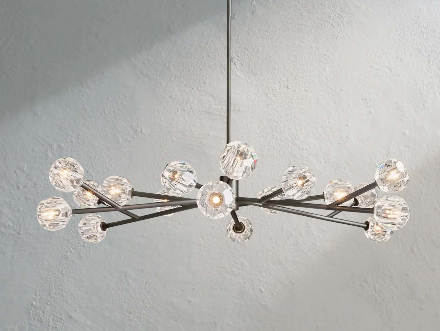 Boule De Cristal Glass Round Chandelier