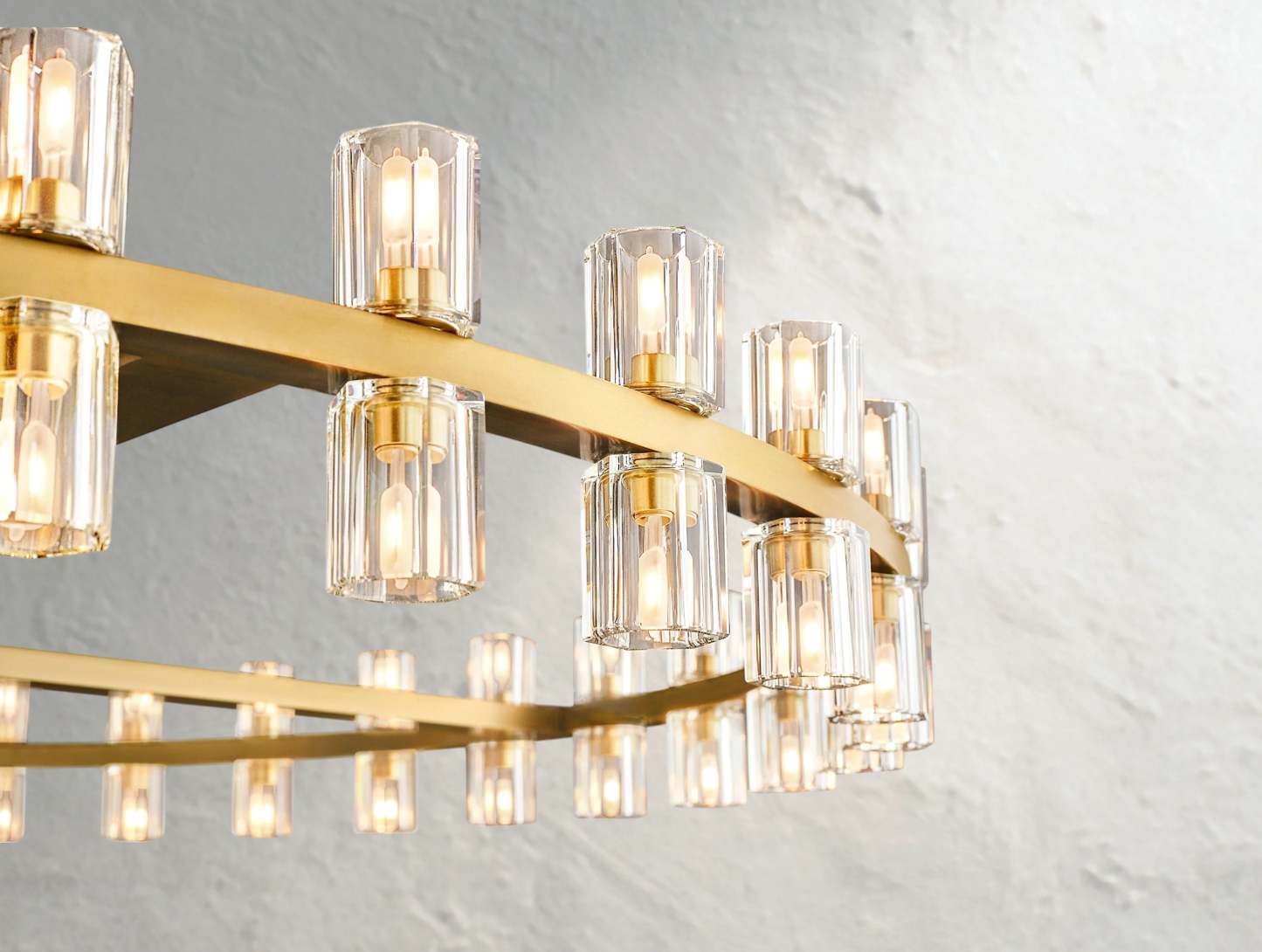 Arcachon LED Round Crystal Chandelier 36" 48" 60"