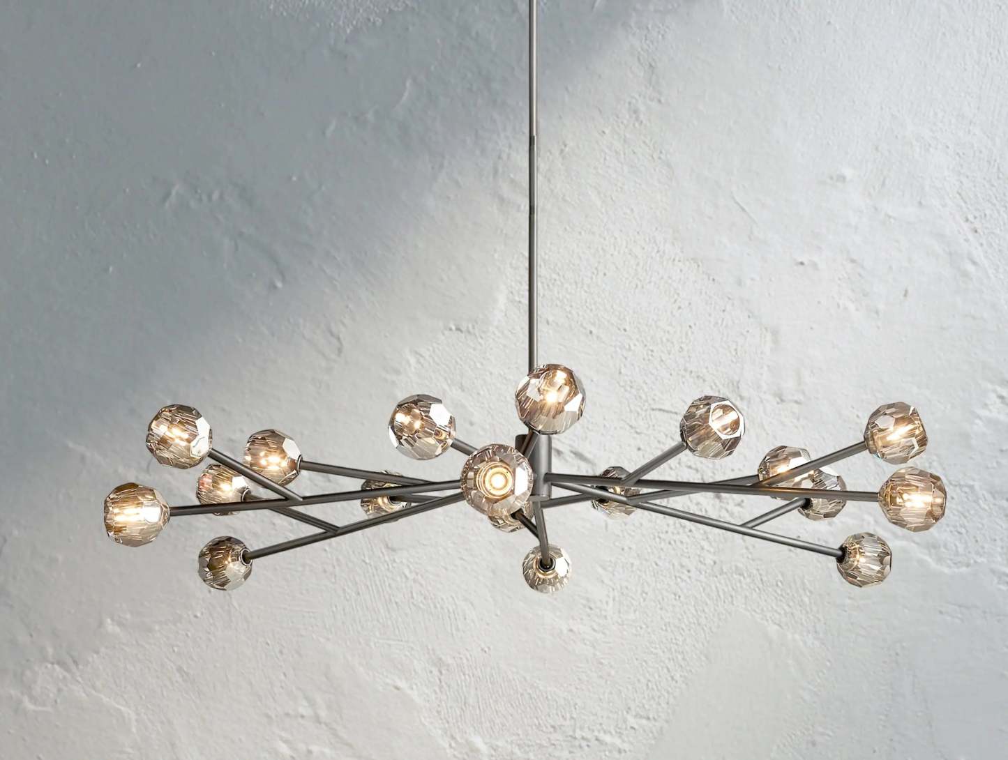 Boule De Cristal Glass Round Chandelier