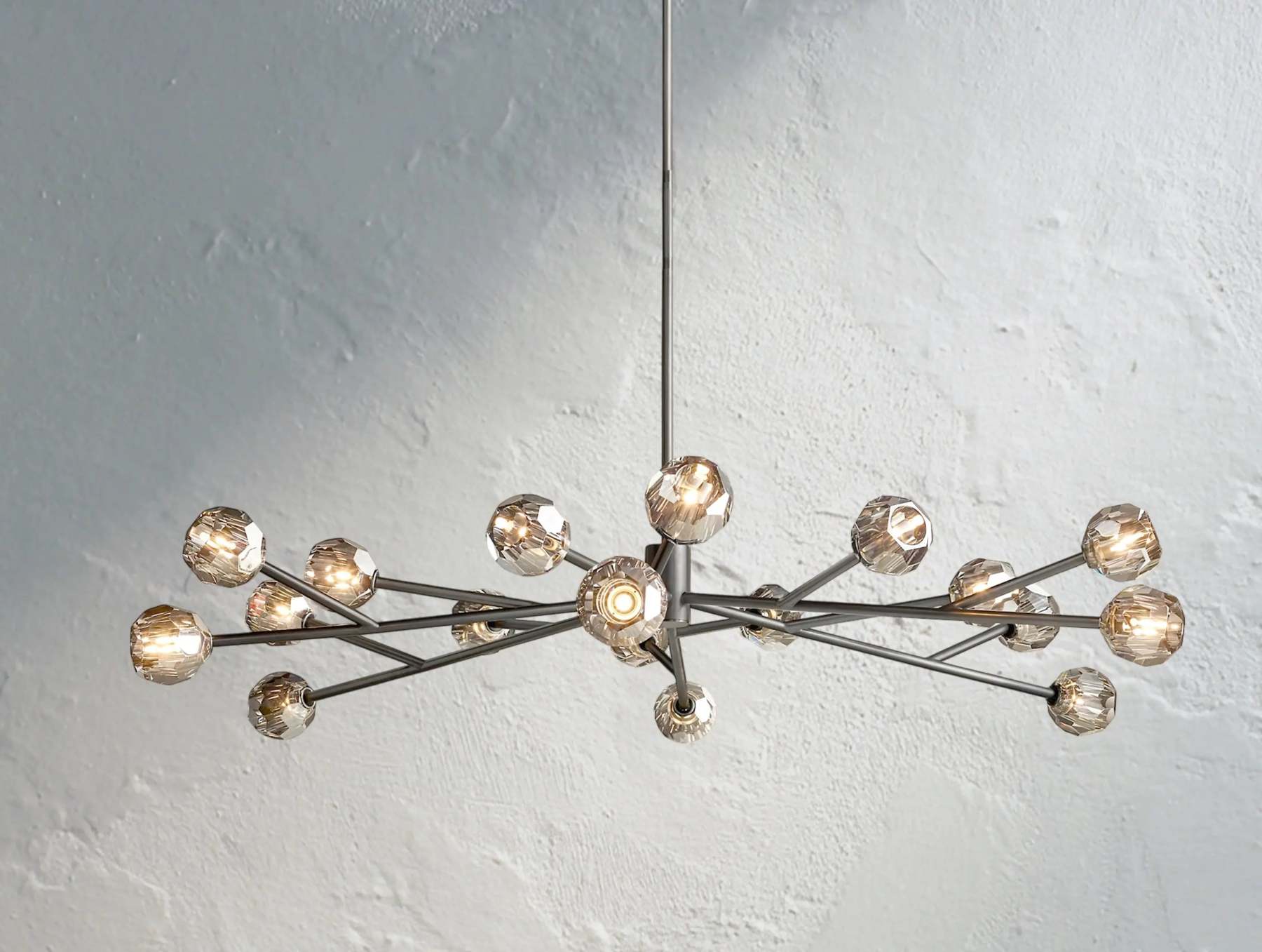 Boule De Cristal Glass Round Chandelier