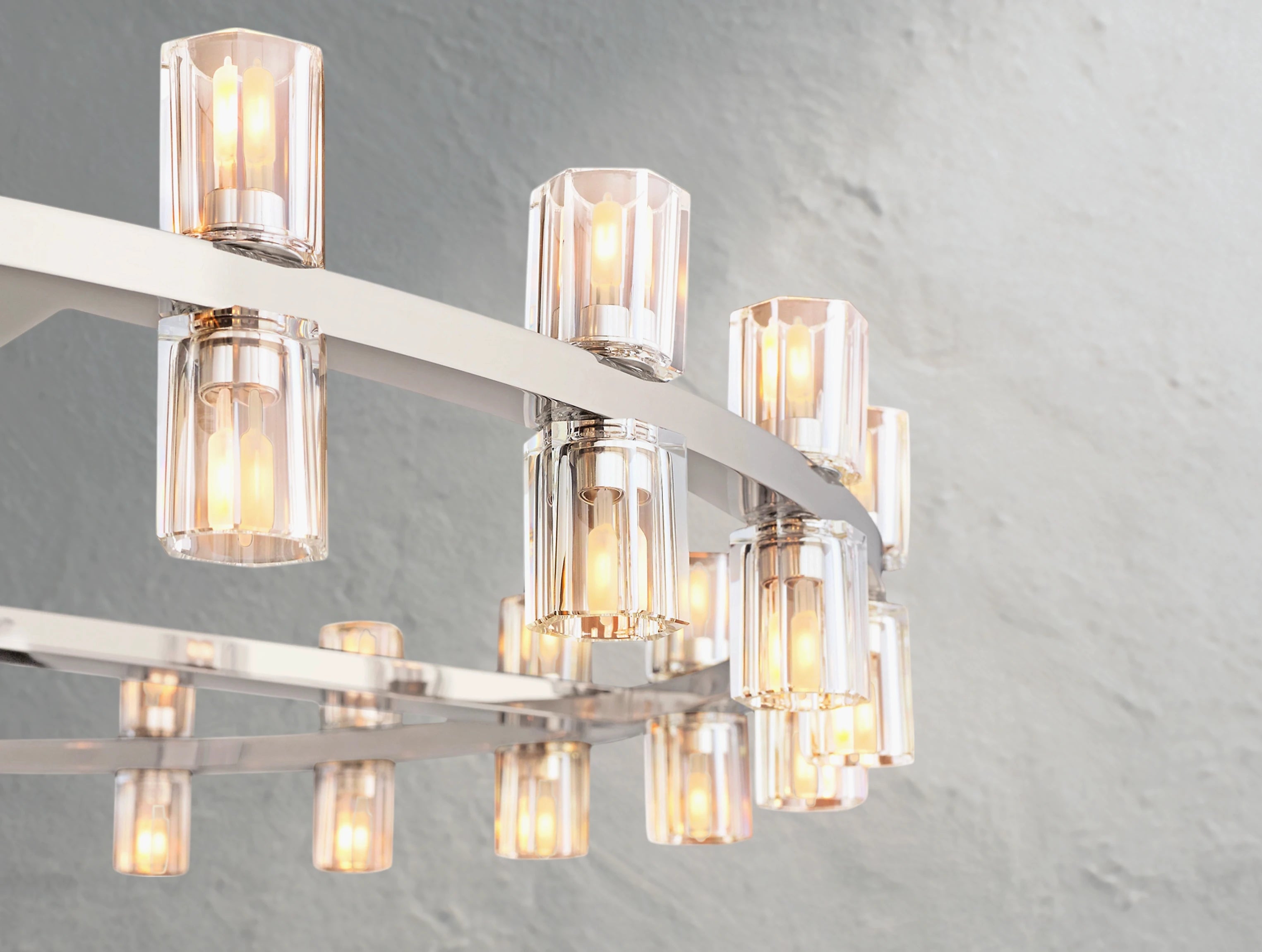 Arcachon LED Round Crystal Chandelier 36" 48" 60"