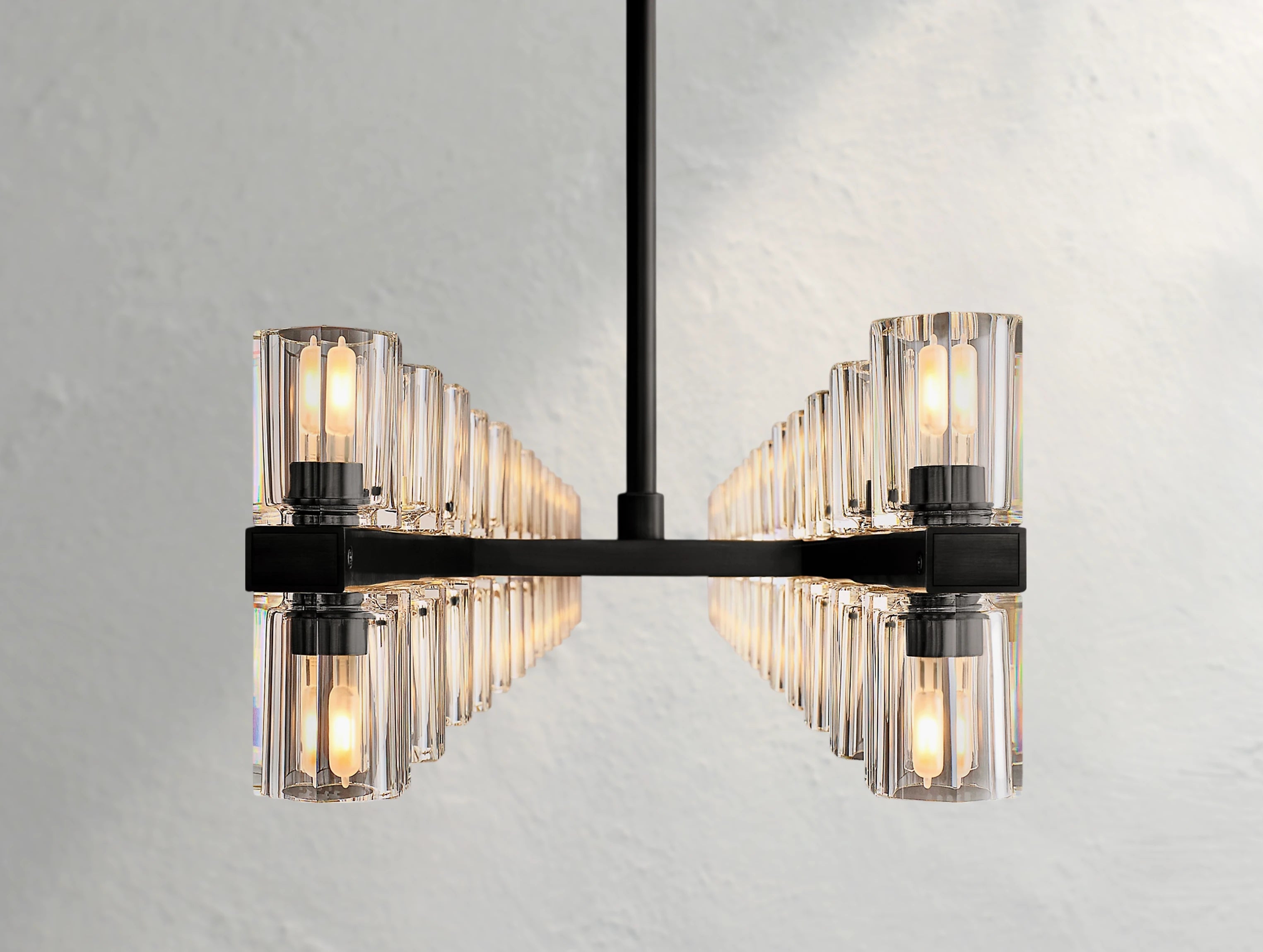 Arcachon LED Rectangular Crystal Chandelier