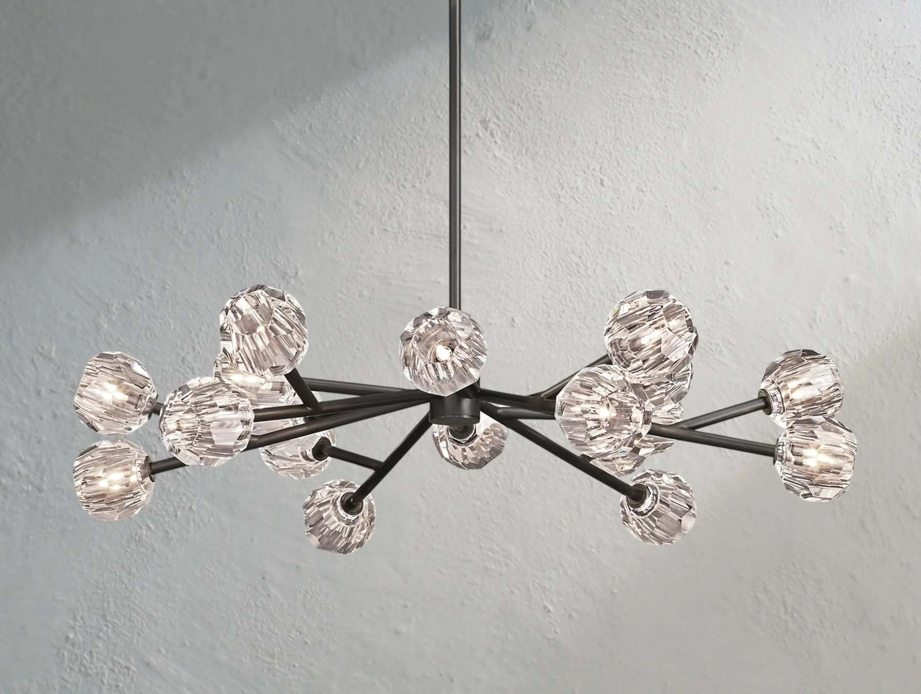 Boule De Cristal Glass Round Chandelier