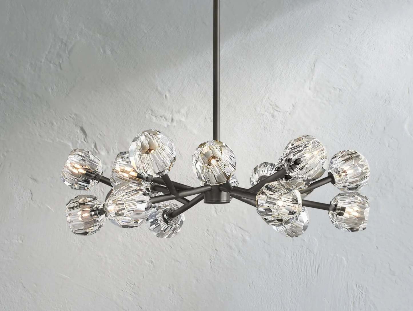 Boule De Cristal Glass Round Chandelier
