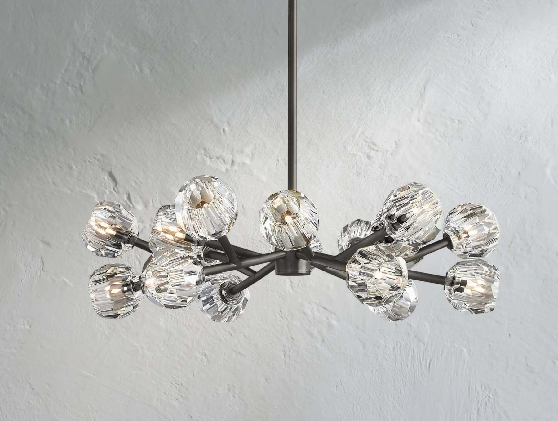Boule De Cristal Glass Round Chandelier