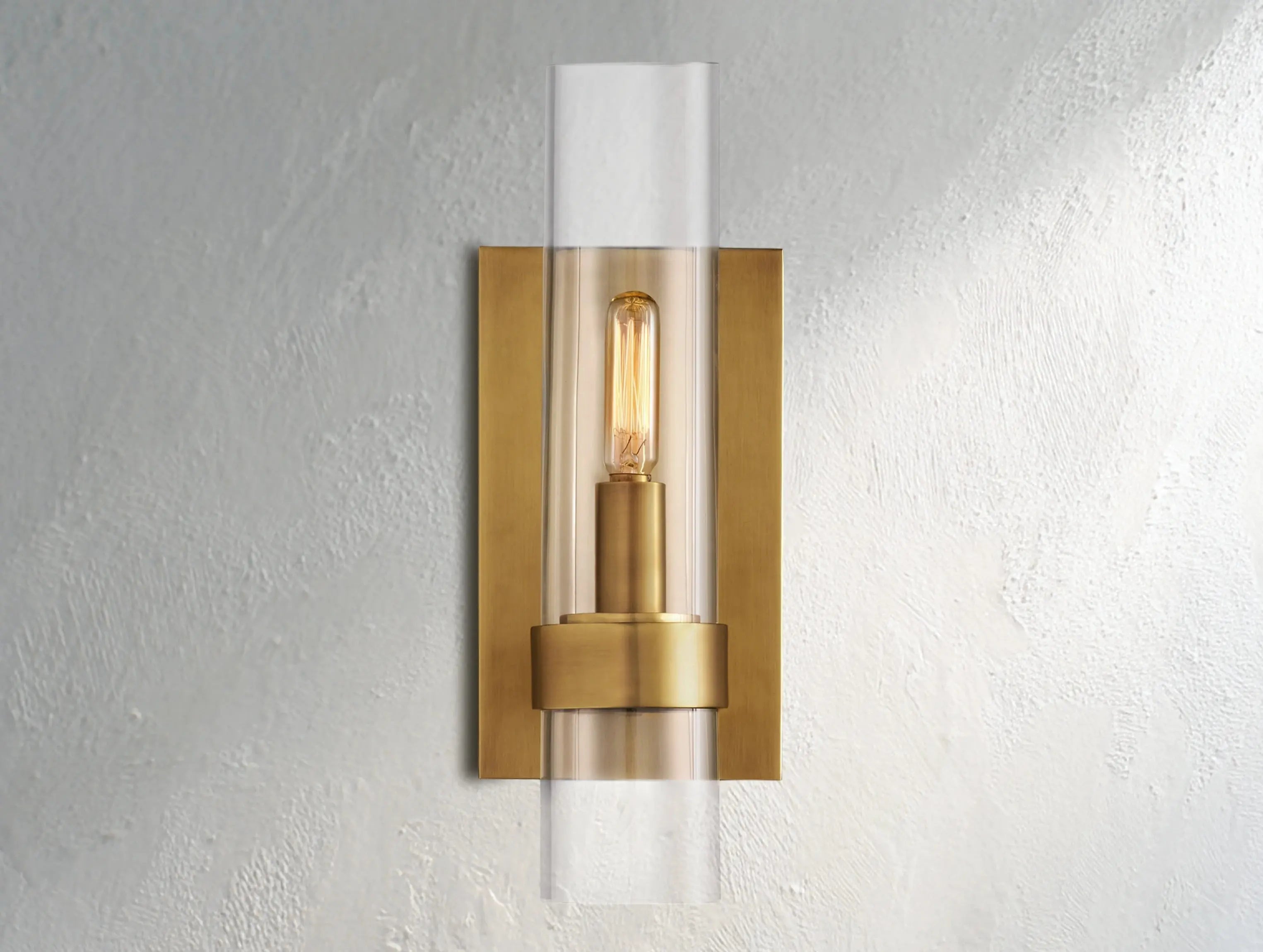 Ravelle Single light Glass Wall Sconce 