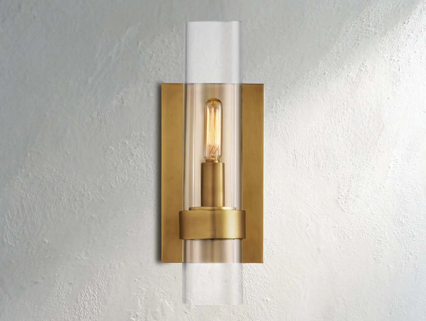 Ravelle Single light Glass Wall Sconce 