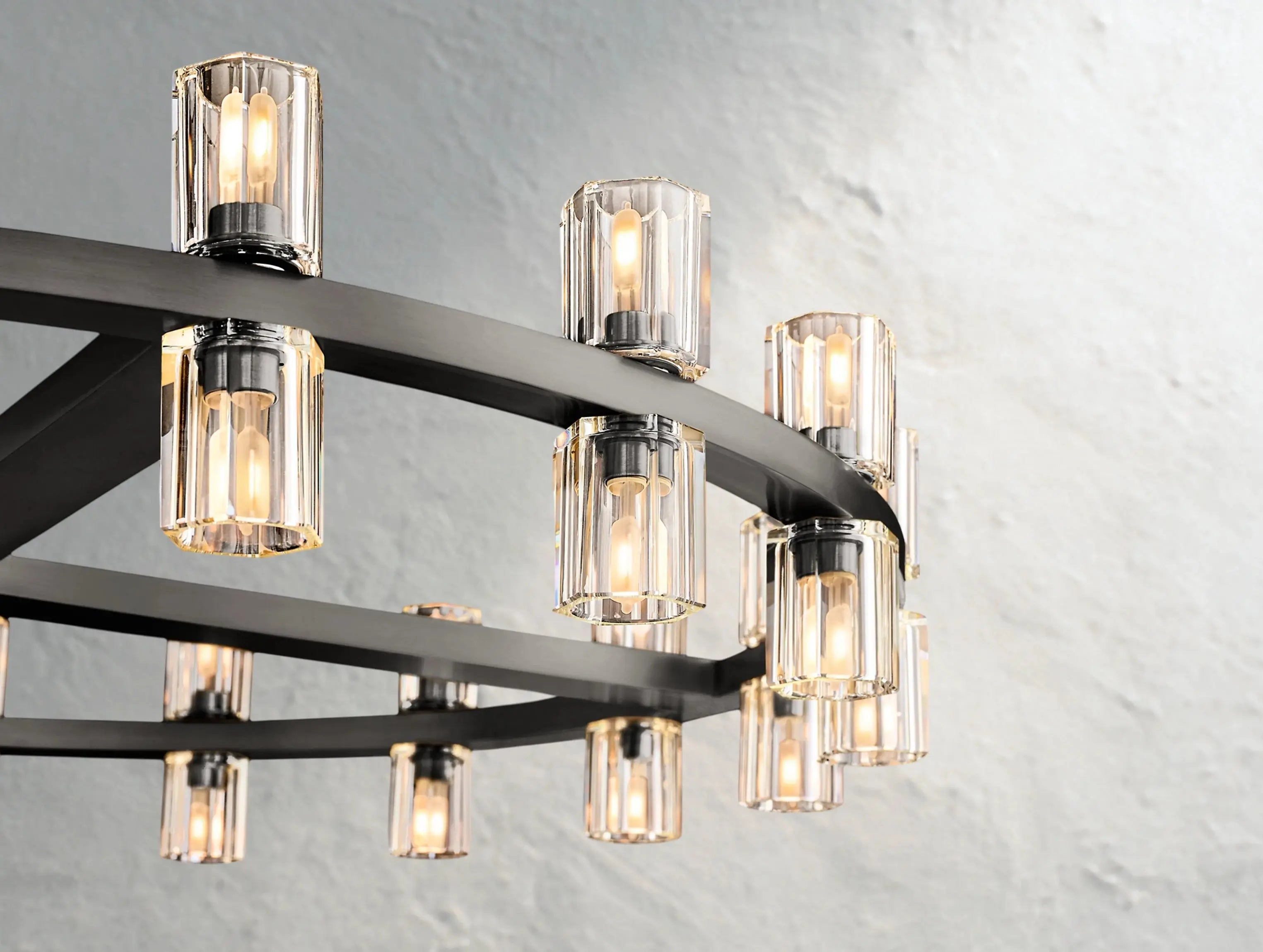 Arcachon LED Round Crystal Chandelier 36" 48" 60"