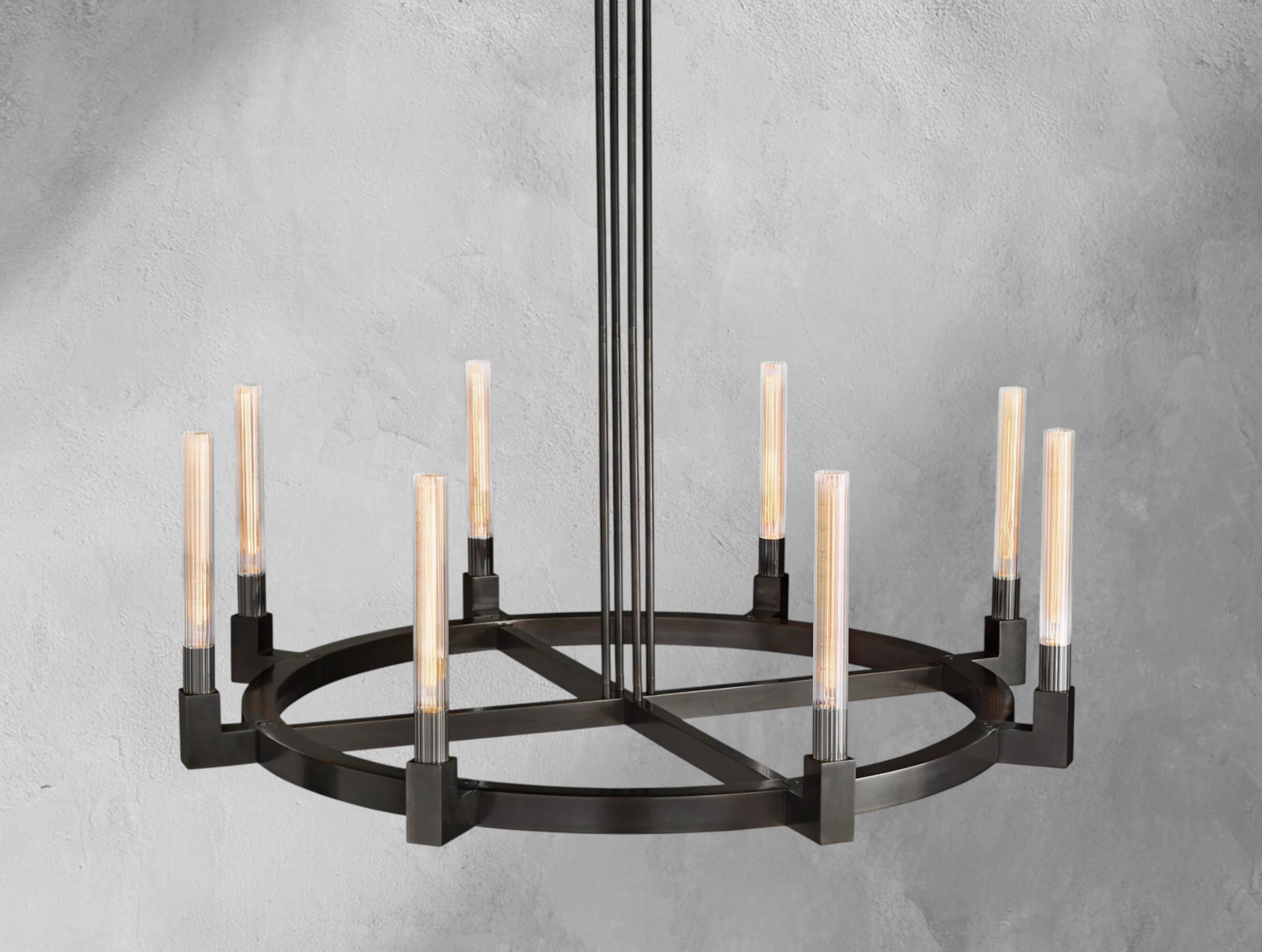 Cannele Brass Round Chandelier 36"48"60"72"