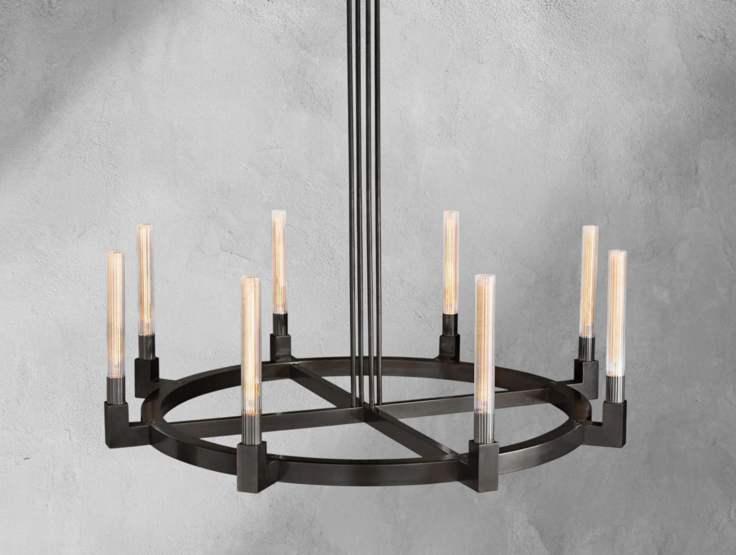 Cannele Brass Round Chandelier 36"48"60"72"