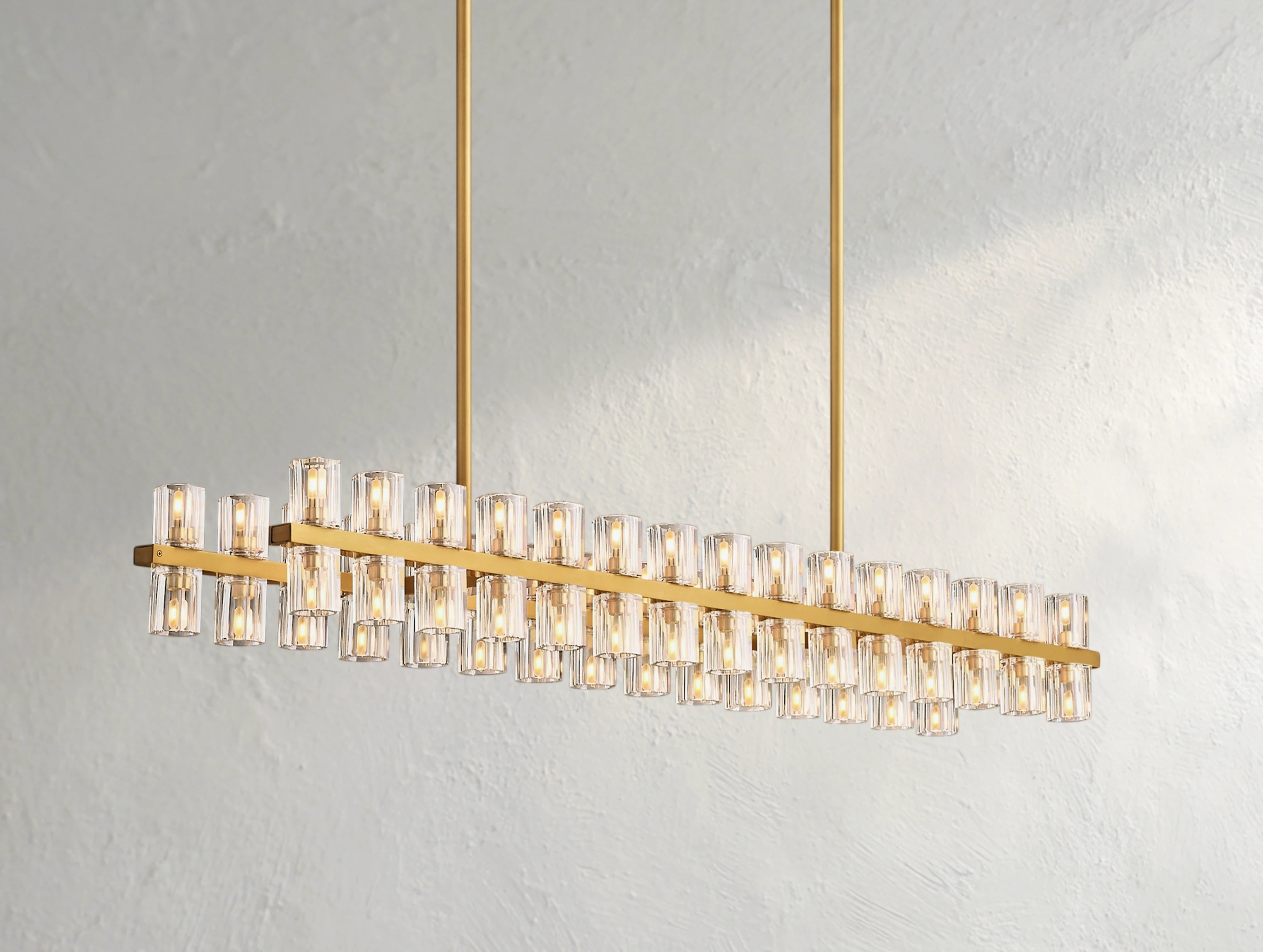 Arcachon LED Rectangular Crystal Chandelier