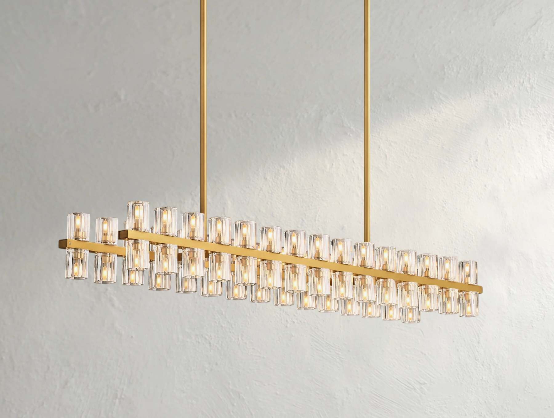 Arcachon LED Rectangular Crystal Chandelier