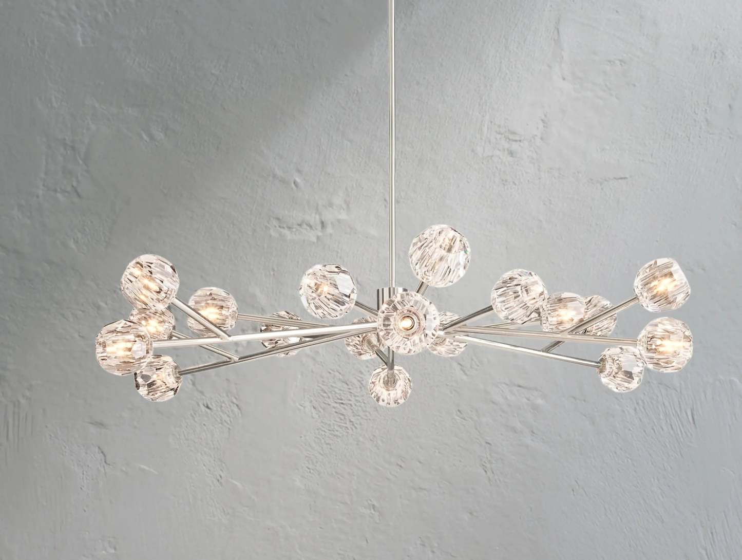 Boule De Cristal Glass Round Chandelier