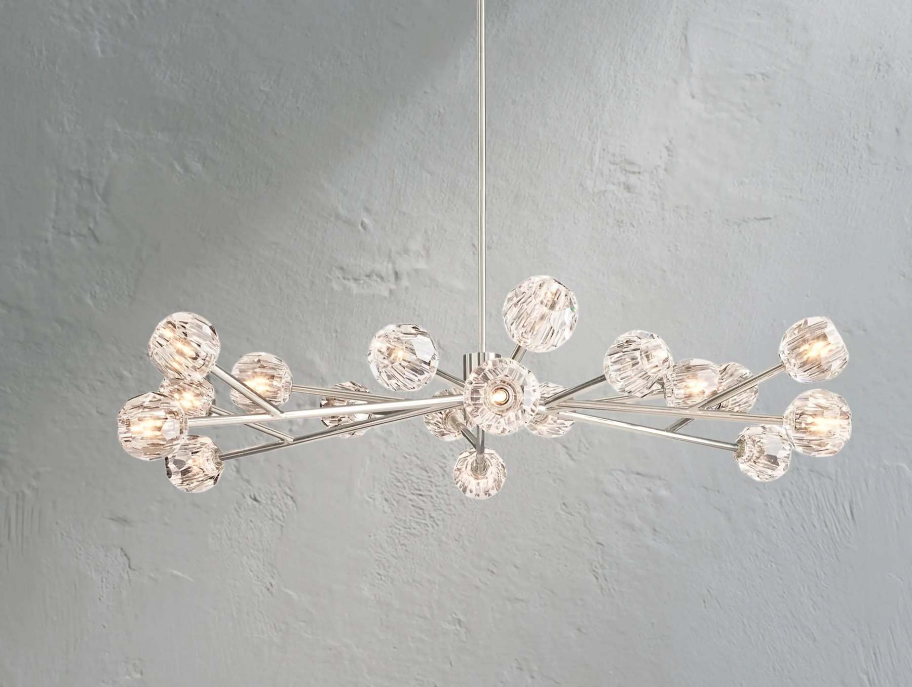 Boule De Cristal Glass Round Chandelier