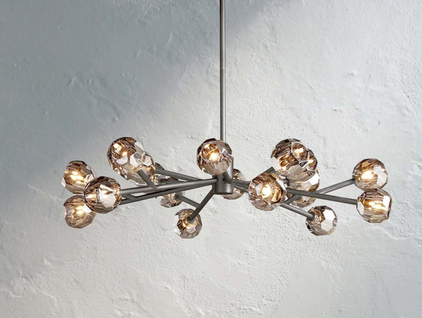 Boule De Cristal Glass Round Chandelier