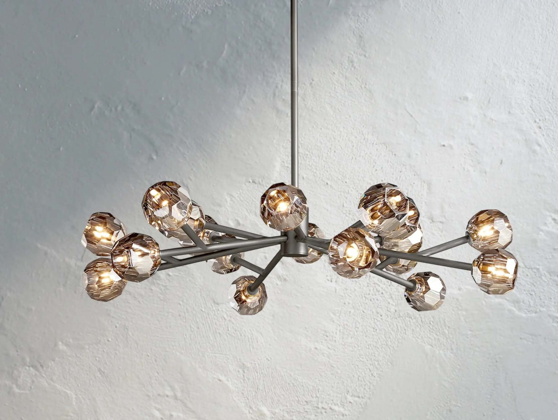 Boule De Cristal Glass Round Chandelier