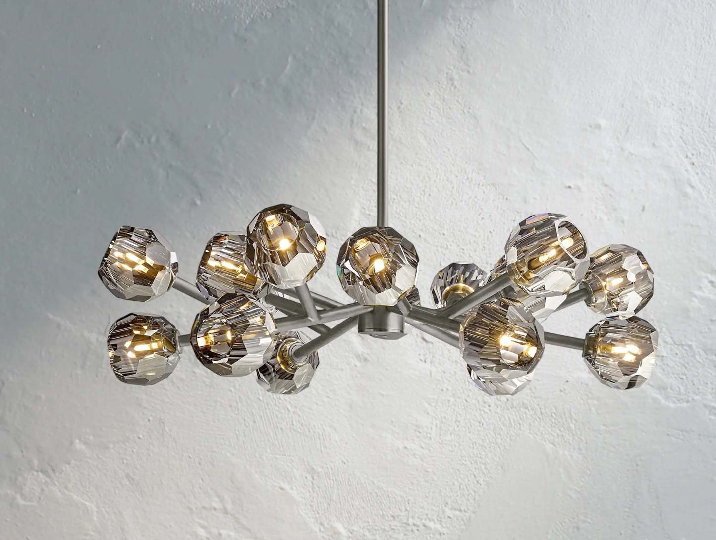 Boule De Cristal Glass Round Chandelier