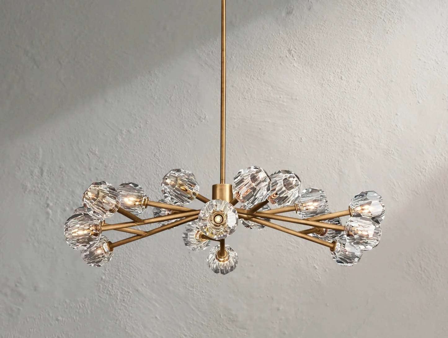 Boule De Cristal Glass Round Chandelier
