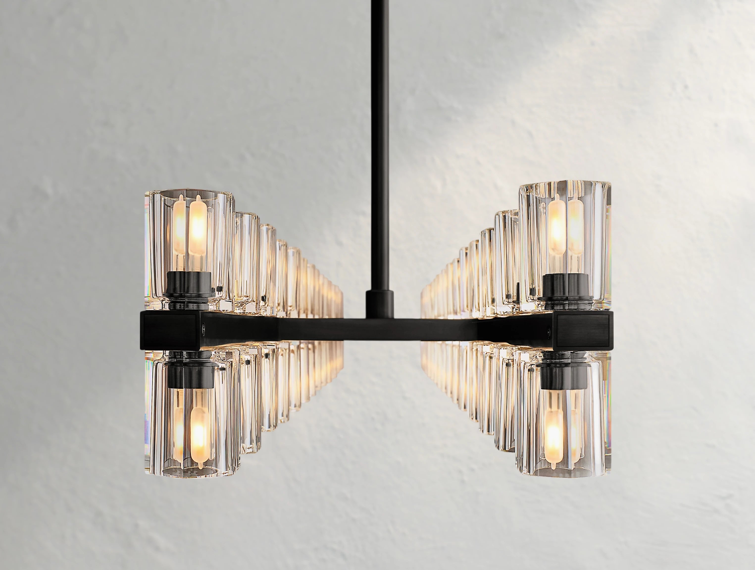 Arcachon LED Rectangular Crystal Chandelier