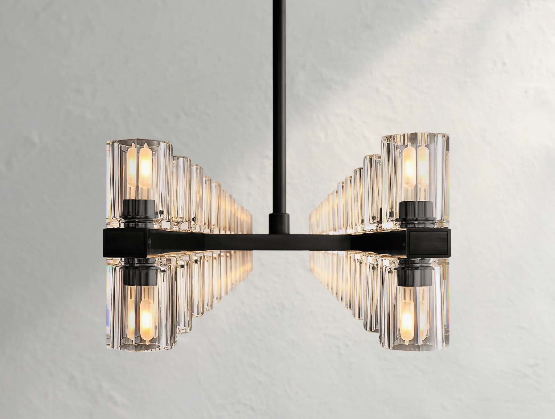 Arcachon LED Rectangular Crystal Chandelier
