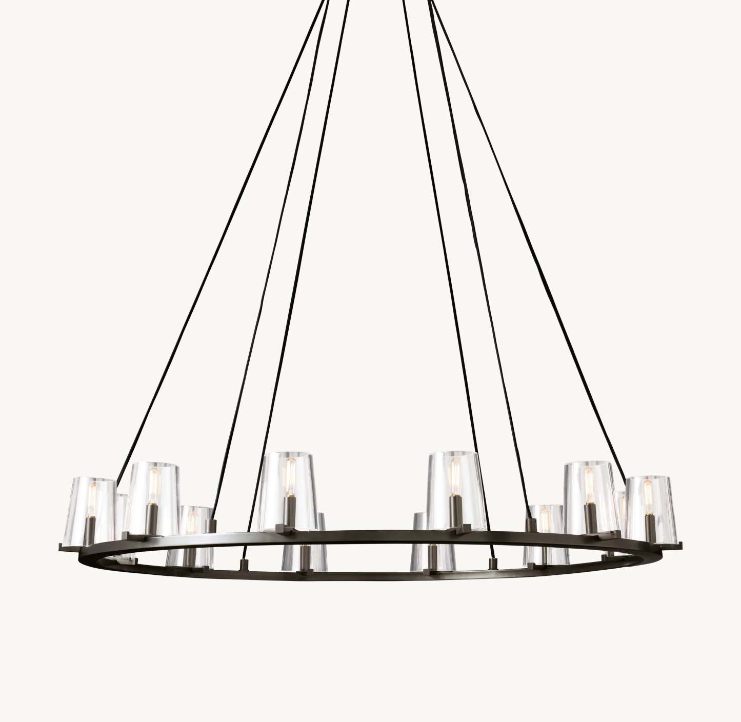 48 Inch Hurricane Candle Ring Chandelier - Pauillac