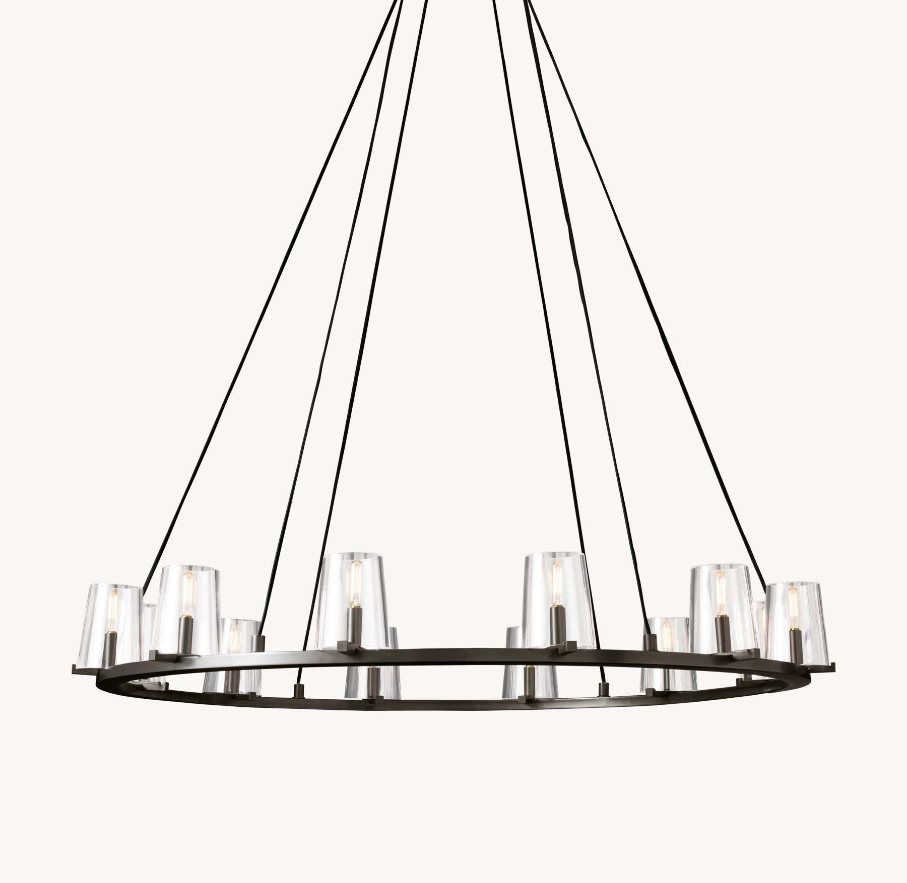 48 Inch Hurricane Candle Ring Chandelier - Pauillac