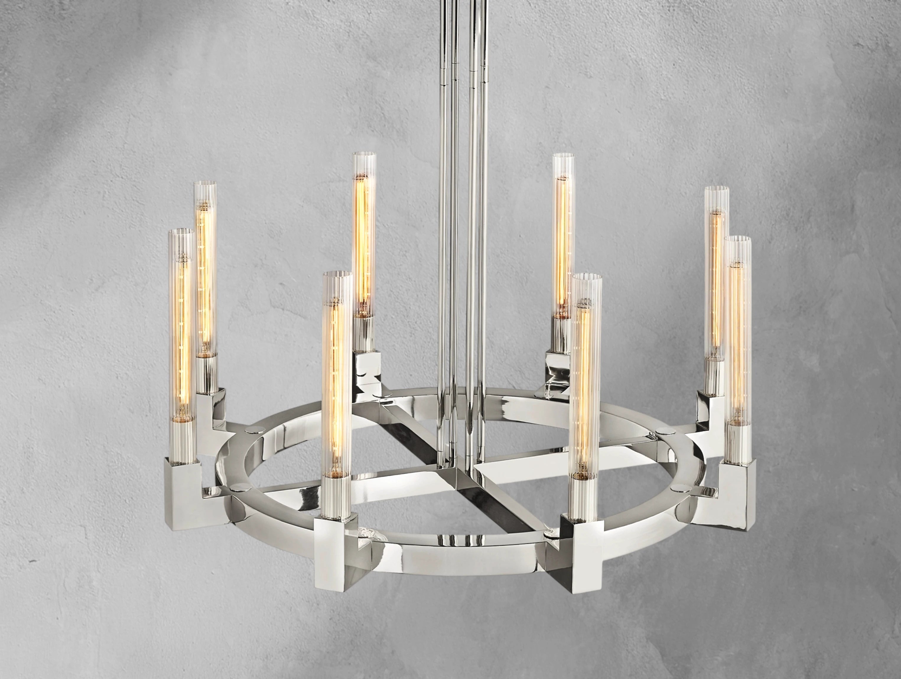 Cannele Brass Round Chandelier 36"48"60"72"