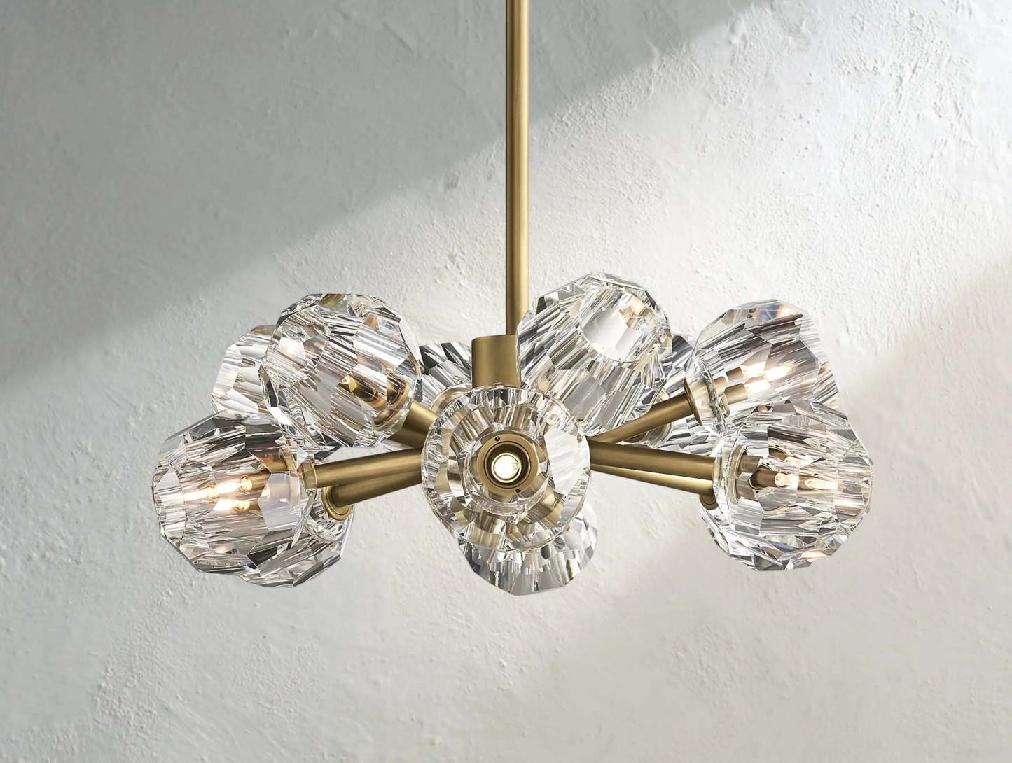 Boule De Cristal Glass Round Chandelier