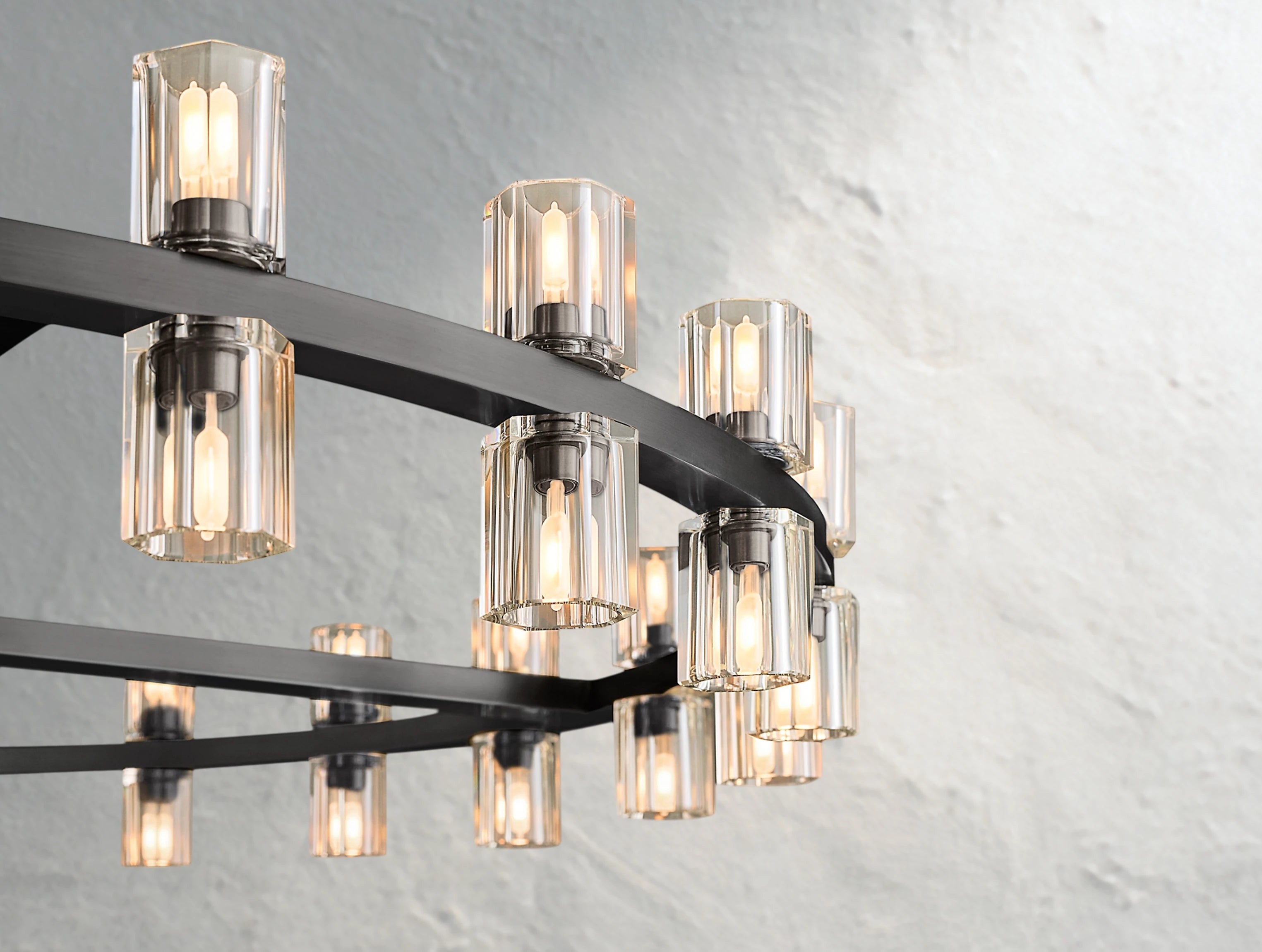 Arcachon LED Round Crystal Chandelier 36" 48" 60"