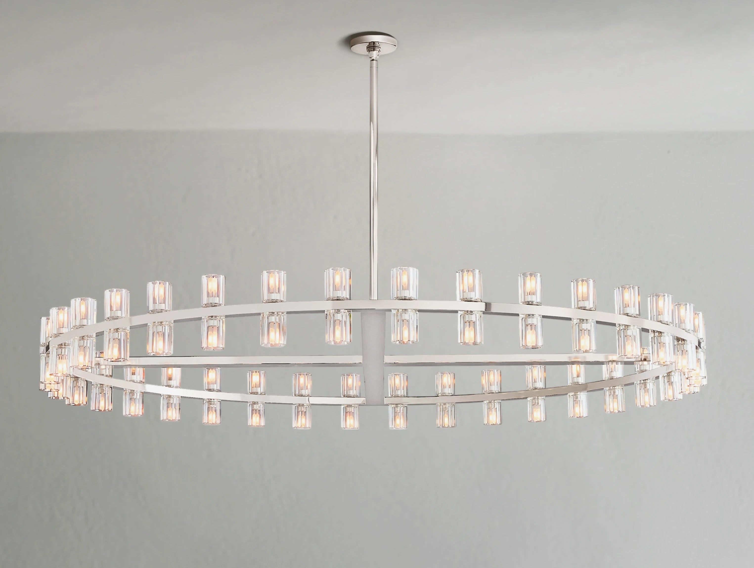 Arcachon LED Round Crystal Chandelier 36" 48" 60"