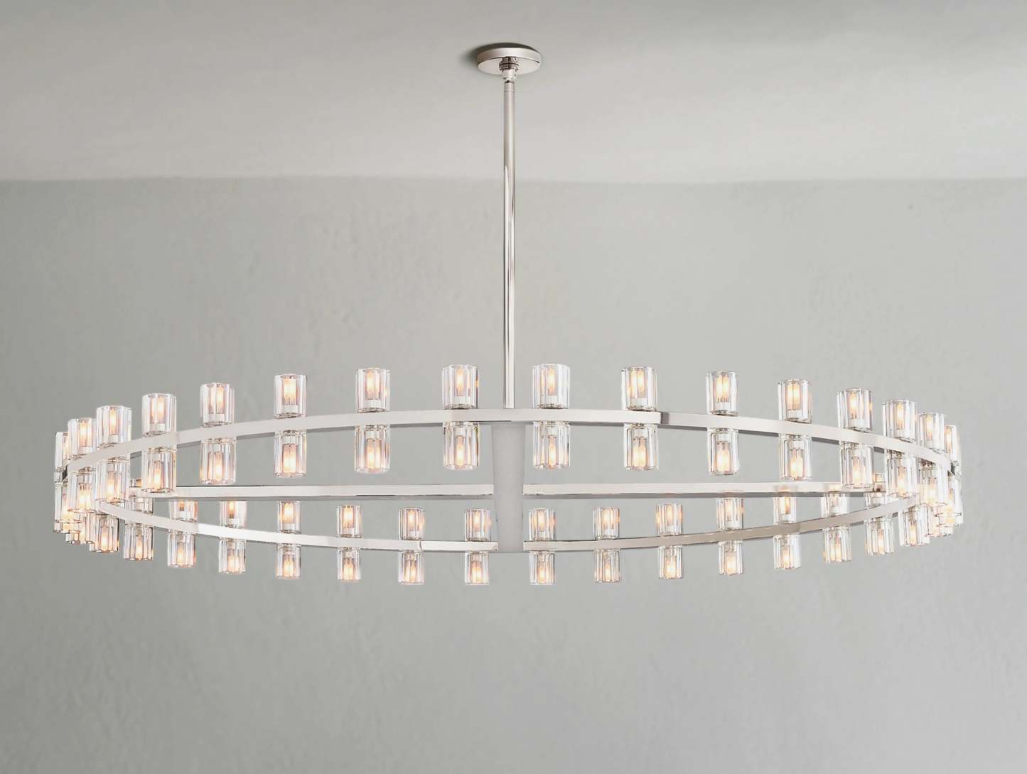 Arcachon LED Round Crystal Chandelier 36" 48" 60"
