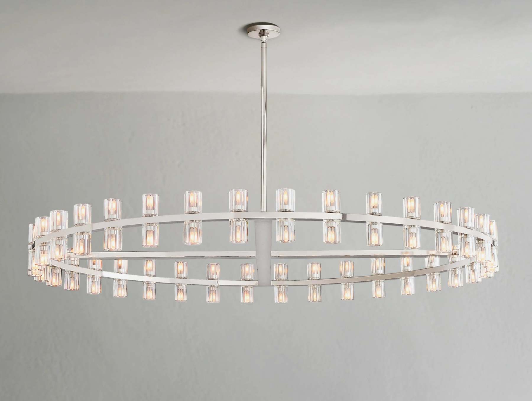 Arcachon LED Round Crystal Chandelier 36" 48" 60"