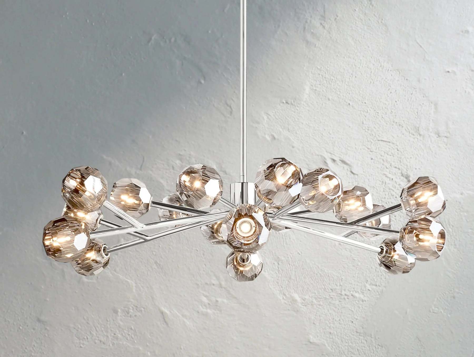 Boule De Cristal Glass Round Chandelier