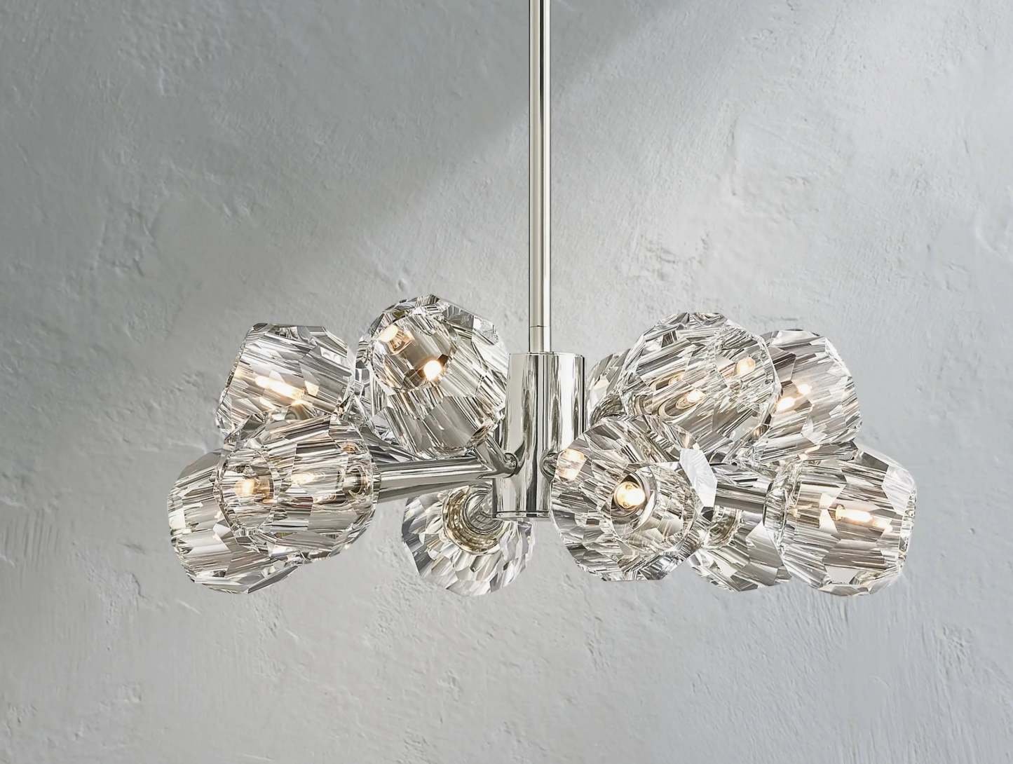 Boule De Cristal Glass Round Chandelier