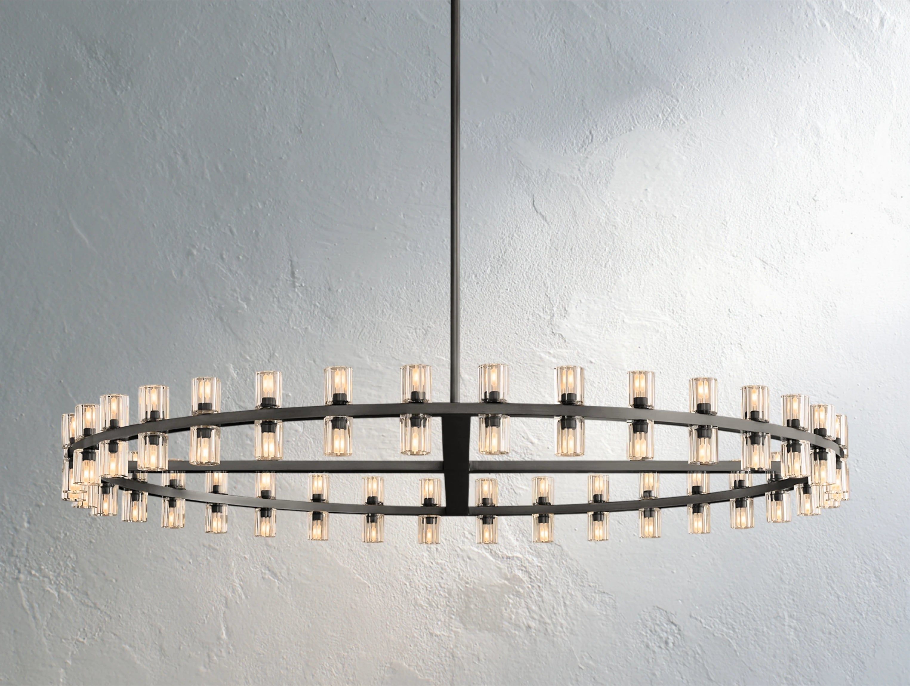 Arcachon LED Round Crystal Chandelier 36" 48" 60"