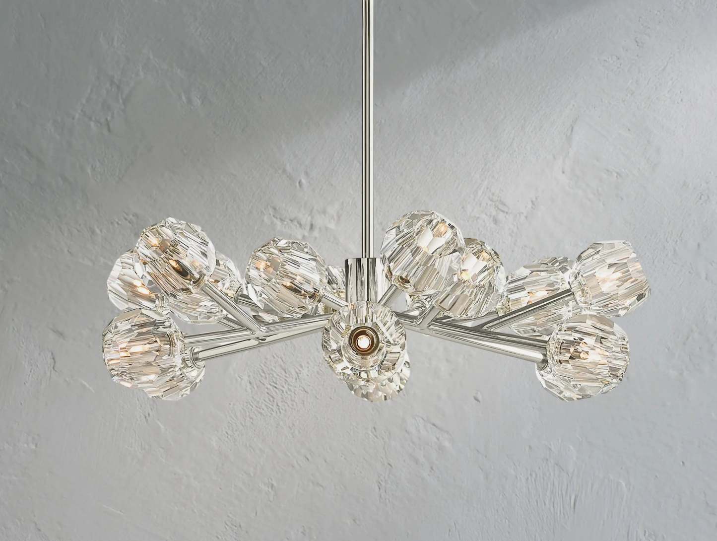 Boule De Cristal Glass Round Chandelier