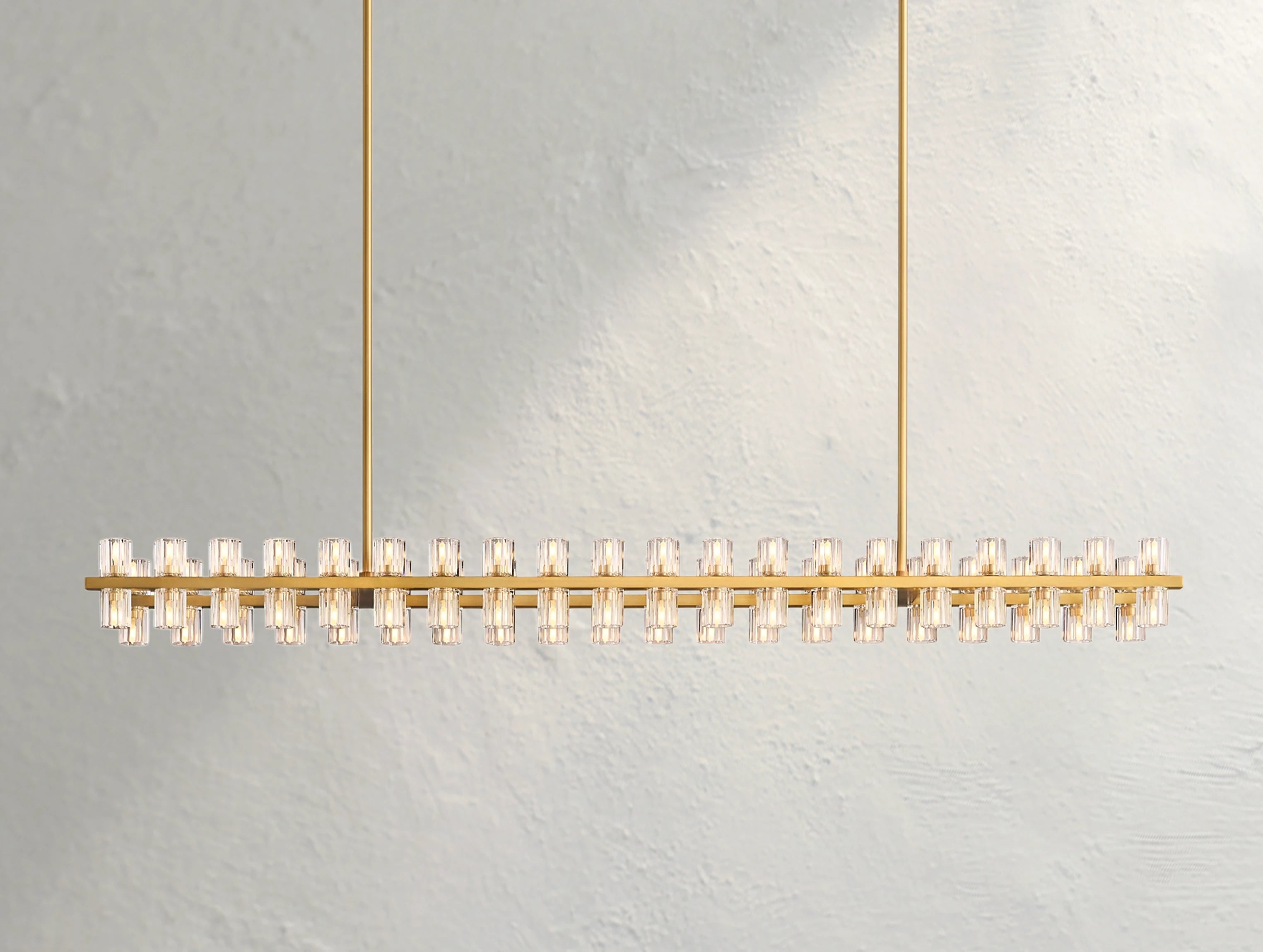 Arcachon LED Rectangular Crystal Chandelier