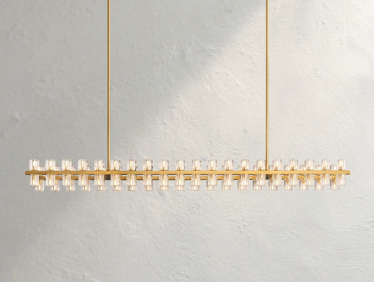 Arcachon LED Rectangular Crystal Chandelier