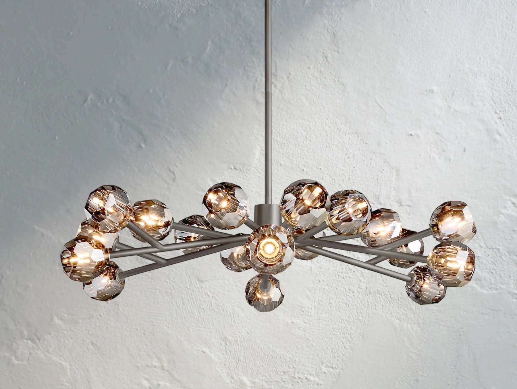 Boule De Cristal Glass Round Chandelier