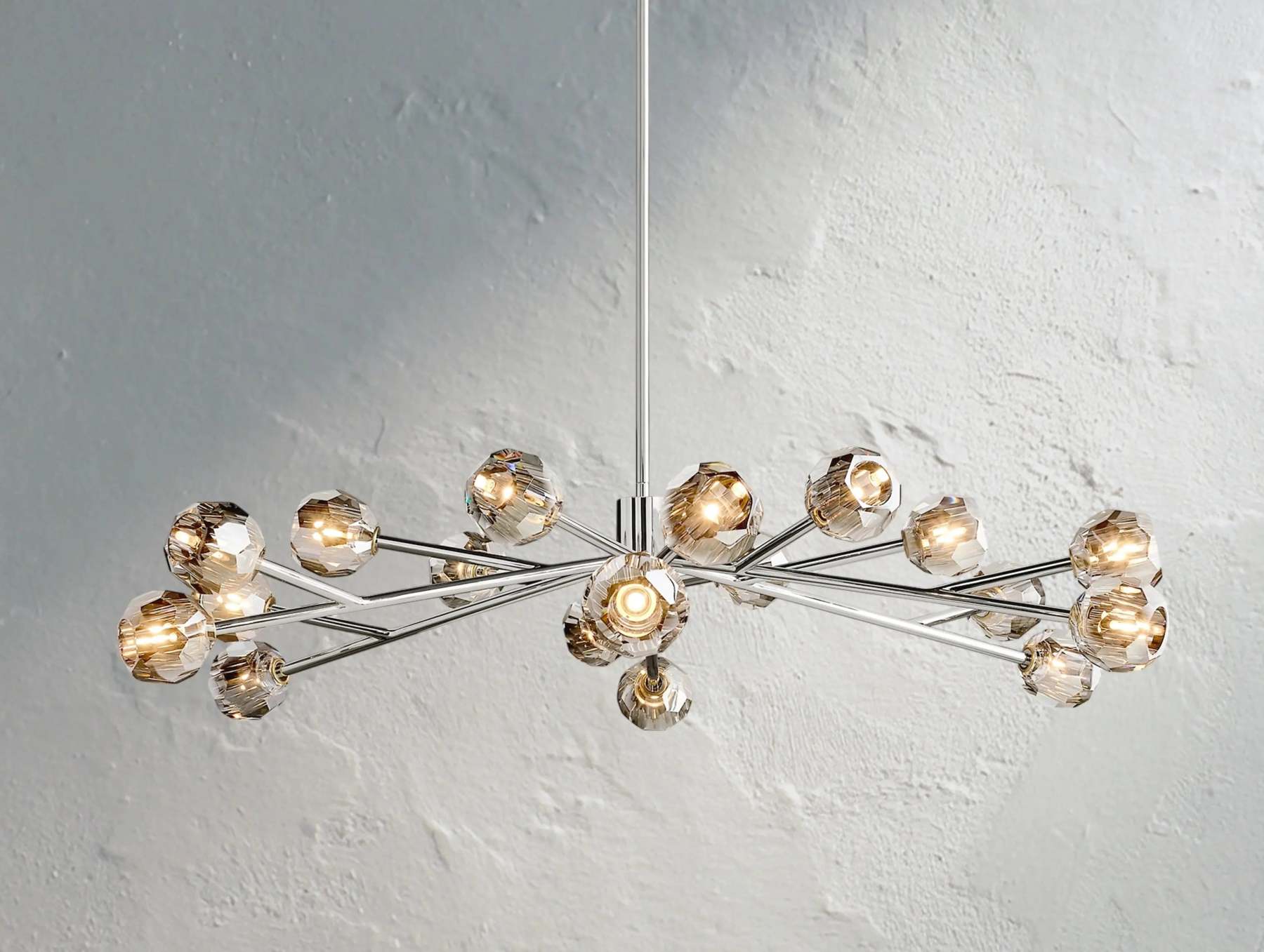 Boule De Cristal Glass Round Chandelier